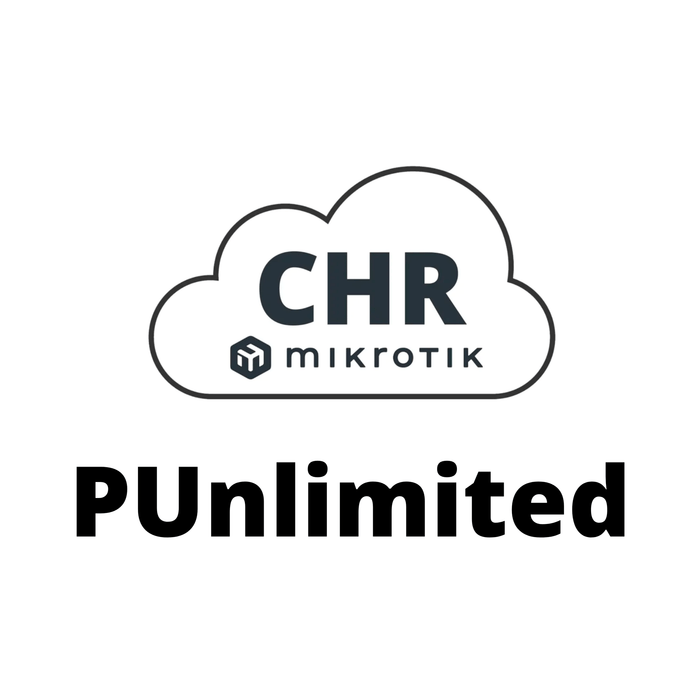 MikroTik Cloud Hosted Router P-Unlimited Perpetual Unlimited Gbps Upload Per Interface - MikroTik - (Dev) Baltic Networks