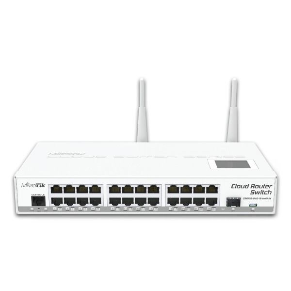 MikroTik CRS125-24G-1S-2HnD-IN Cloud Router 24 Gport L3 Switch (fiber- and wireless-enabled, desktop case) - MikroTik - (Dev) Baltic Networks