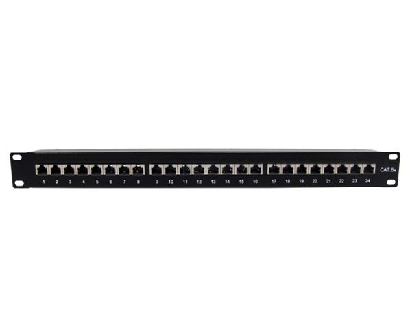 Primus Cable CAT6A Shielded High Density 24 Port 1U Rackmount Patch Panel - Primus Cable - (Dev) Baltic Networks