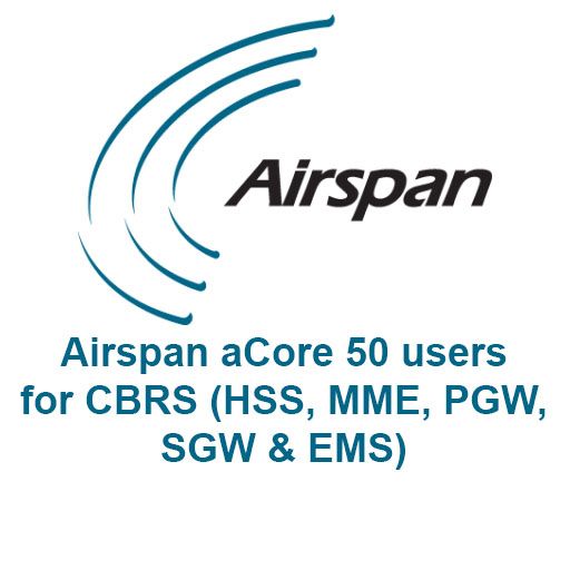 Airspan aCore 50 users for CBRS (HSS, MME, PGW, SGW & EMS) - Airspan - (Dev) Baltic Networks