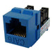CAT6 RJ45 Punch Down Keystone Jack Unshielded MIG+ High Density Blue - Primus Cable - (Dev) Baltic Networks