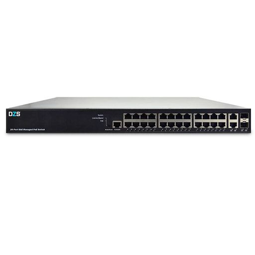 DZS E3226PC 802.3at/af 24xGE + 2x 1/10GE L2/L3 AC Power PoE Switch - DZS - (Dev) Baltic Networks