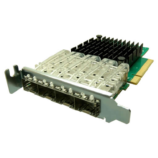 HotLava St Helens 80G4S-XL 4-Port SFP+ 10 Gigabit Ethernet Adapter 39Gbps - HotLava - (Dev) Baltic Networks