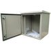 Maxxwave 12U Pole Mount Outdoor Steel Enclosure 24" Deep With Lockable Front Door - Maxxwave - (Dev) Baltic Networks