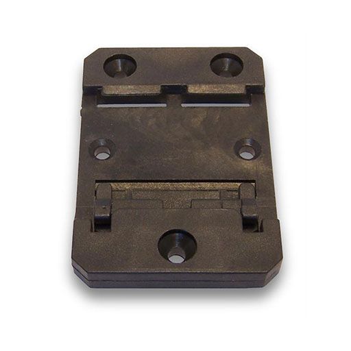 Maxxwave DIN Rail Mounting Clip Black 48mm width RoHS - Maxxwave - (Dev) Baltic Networks