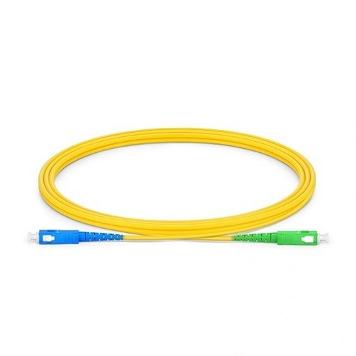 Maxxwave Simplex Fiber Optic Patch Cable 9/125 Single Mode Fiber Patch Cable SC/UPC - SC/APC 1M - Maxxwave - (Dev) Baltic Networks
