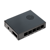 MikroTik Black Aluminum Indoor Case for RB450 and RB850 Series with K-29 Screw/Installation Kit - MikroTik - (Dev) Baltic Networks