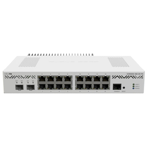 MikroTik CCR2004-16G-2S+PC 8x Gigabit 2x 10Gbps SFP+ Cloud Core Router - MikroTik - (Dev) Baltic Networks
