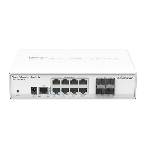 MikroTik CRS112-8G-4S-IN Cloud Router Switch 8-Port 4-SFP L3 - MikroTik - (Dev) Baltic Networks