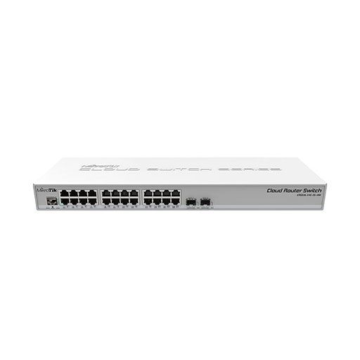 MikroTik Dual-Boot (SwOS + RouterOS) Cloud Router Switch w/ 24 Gigabit Ports and 2 SFP+ Ports - MikroTik - (Dev) Baltic Networks