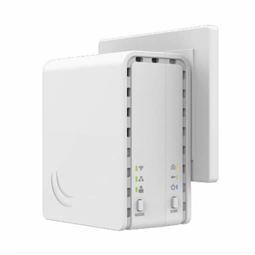 MikroTik PWR-LINE AP 2.4GHz 802.11b/g/n 1.5dBi WiFi Radio US - MikroTik - (Dev) Baltic Networks