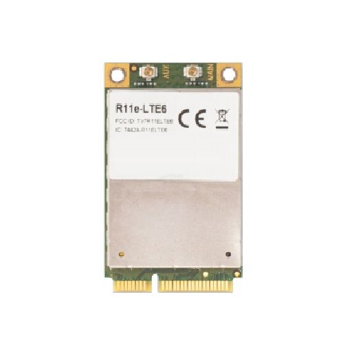 MikroTik R11e-LTE6 CAT6 miniPCIe 2 U.FL Connectors - MikroTik - (Dev) Baltic Networks