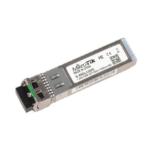 MikroTik SFP 1.256Gbps SM 1550nm 80km Module w/ Dual LC Connector DDM - MikroTik - (Dev) Baltic Networks