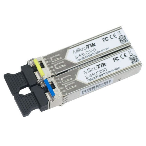 MikroTik Single-Mode DDM SFP Transceiver Pair - MikroTik - (Dev) Baltic Networks