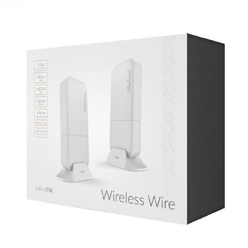 MikroTik Wireless Wire 60GHz PTP Gigabit link kit - MikroTik - (Dev) Baltic Networks