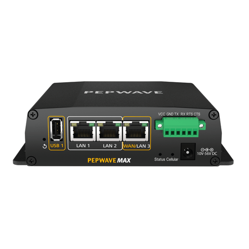 Peplink MAX BR1 ENT 300Mbps Enterprise Grade Router with LTEA Failover Band 41/42/43/46/48 - Peplink - (Dev) Baltic Networks