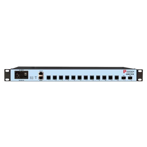 Positron Access Solutions G.hn Access Multiplexer GAM with 12-dual pair MIMO copper 2x 10Gbps SFP+ Ports - Positron - (Dev) Baltic Networks