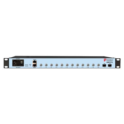 Positron Access Solutions G.hn Access Multiplexer GAM with 12x Coax Ports 2x 10Gbps SFP+ Ports - Positron - (Dev) Baltic Networks