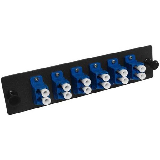 Primus Cable 12-Port Fiber Adapter Panel with 6 Duplex LC Single Mode Adapters - Primus Cable - (Dev) Baltic Networks