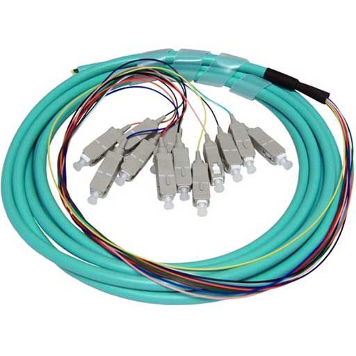 Primus Cable 3m SC, 12 Strand, Multi Mode, 50/125 OM3, 10Gbps Fiber Pigtail - Primus Cable - (Dev) Baltic Networks