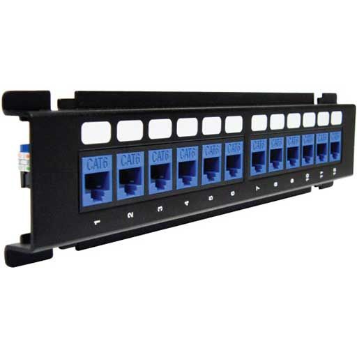 Primus Cable Blank High Density Patch Panel 12-Port Vertical Mount w/ 89D Bracket - Primus Cable - (Dev) Baltic Networks