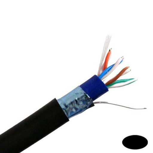 Primus Cable CAT5e Cable for WISPs 350Mhz Outdoor Shielded Direct Burial 1000 Ft. Black (wooden spool) - Primus Cable - (Dev) Baltic Networks