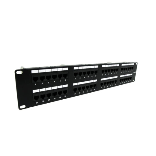 Primus Cable CAT6 Network 48-Port Patch Panel 2U Rack Mount - Primus Cable - (Dev) Baltic Networks