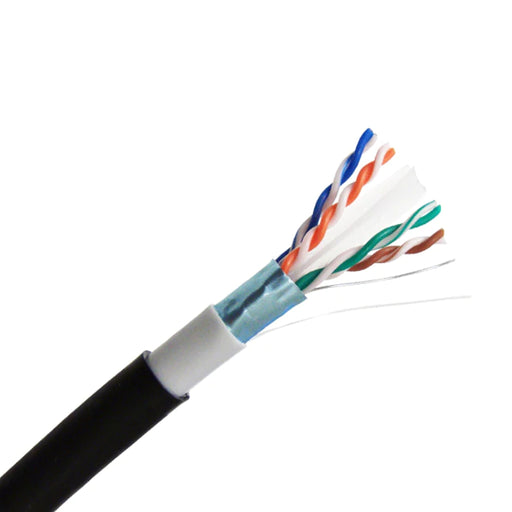 Primus Cable CAT6A Bulk Cable 750MHz, Solid Copper, Direct Burial, Shielded Outdoor, Waterblock PVC, 23AWG - Primus Cable - (Dev) Baltic Networks