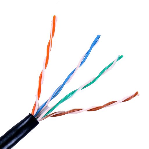 Primus Cable Outdoor Cat5e Cable Unshielded CMX Black 1000 Ft - Primus Cable - (Dev) Baltic Networks