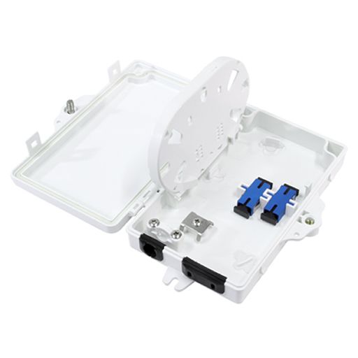 Primus Cable Wall Mount FDU 2 SC Connections 4 Splices Outdoor Distribution Box - Primus Cable - (Dev) Baltic Networks