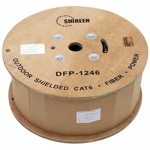 Shireen SM Fiber / CAT6 / Power Composite Cable with Dry Gel Enhancement (500ft Spool) - Shireen - (Dev) Baltic Networks