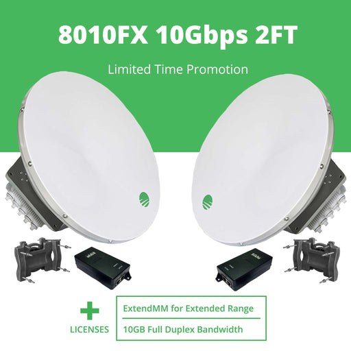 Siklu 8010FX 10Gbps Link with 2FT Antenna and ExtendMM - Siklu - (Dev) Baltic Networks