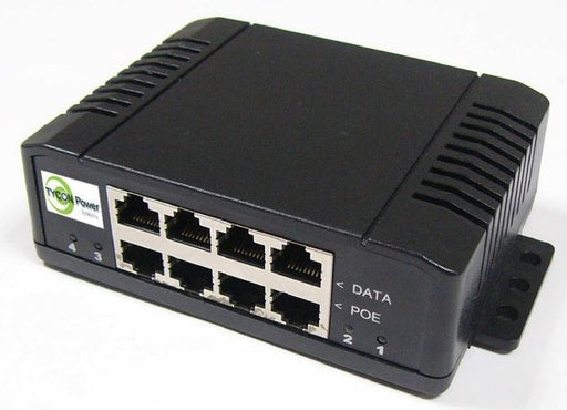 Tycon Power 4 Port Mid Span, High Power 1A Per Port Gigabit POE Injector, Diff POE Voltage On Each Port. - TYCON Systems - (Dev) Baltic Networks