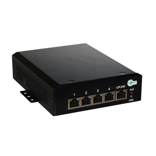 Tycon Power 5 Port 10/100/1000 802.3bt 53-57VDC in 802.3bt 90W out High-Power PoE Gigabit Switch - TYCON Systems - (Dev) Baltic Networks