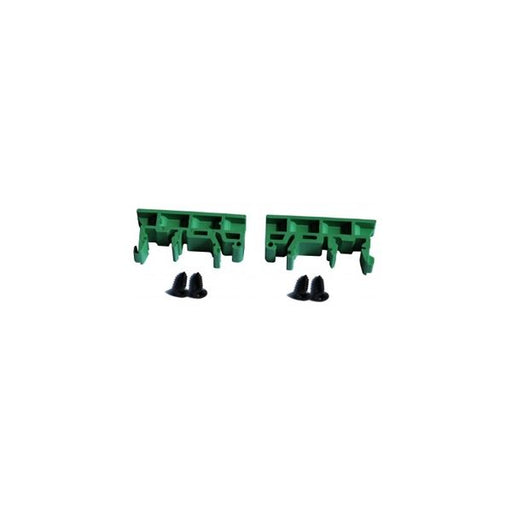Tycon Power Green DIN Rail Clip Kit - 2 DIN Rail Clips and Screws - TYCON Systems - (Dev) Baltic Networks