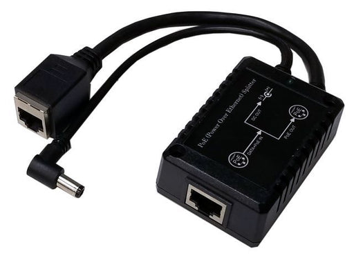 Tycon Power POE Splitter, 48VDC 802.3af POE Input, 12VDC @ 1A Output, 12W (w/ RJ45 socket) - TYCON Systems - (Dev) Baltic Networks