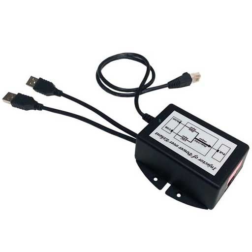 Tycon Power USB Powered 48V Passive POE Inserter, 48VDC 12W POE, Two USB power inputs - TYCON Systems - (Dev) Baltic Networks