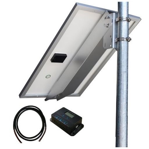 Tycon Solar 35W 12V Solar Panel Kit with panel, pole mount, controller and cable - TYCON Systems - (Dev) Baltic Networks