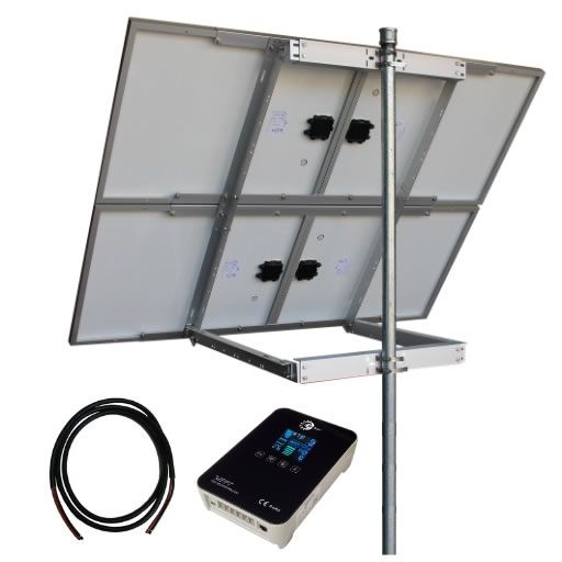Tycon Solar Kit 340W 12V or 24V 80W Continuous Pole Mount 85W Solar Panel Kit with MPPT Controller - TYCON Systems - (Dev) Baltic Networks