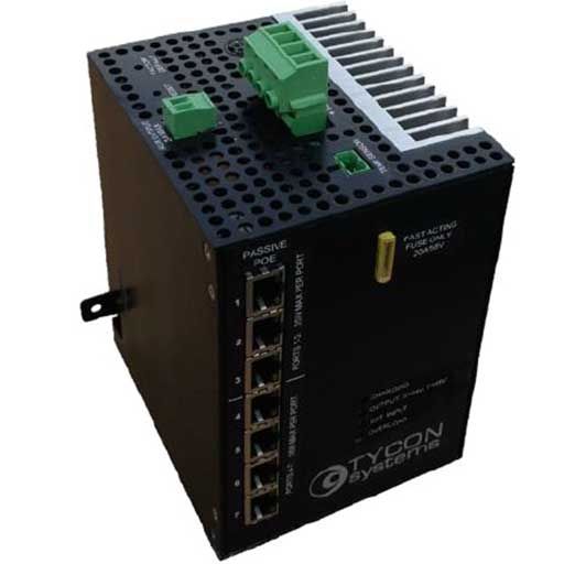 Tycon Solar MPPT Solar Controller w/ Monitor and 7-Port Gigabit PoE Switch V2+ - TYCON Systems - (Dev) Baltic Networks