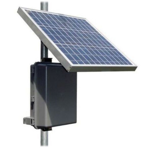 Tycon Solar RemotePro 12V 8W Polycarbonate Enclosure 35W Solar Panel 12V 36Ah Battery 12V 40 Output Remote Solar Power System - TYCON Systems - (Dev) Baltic Networks