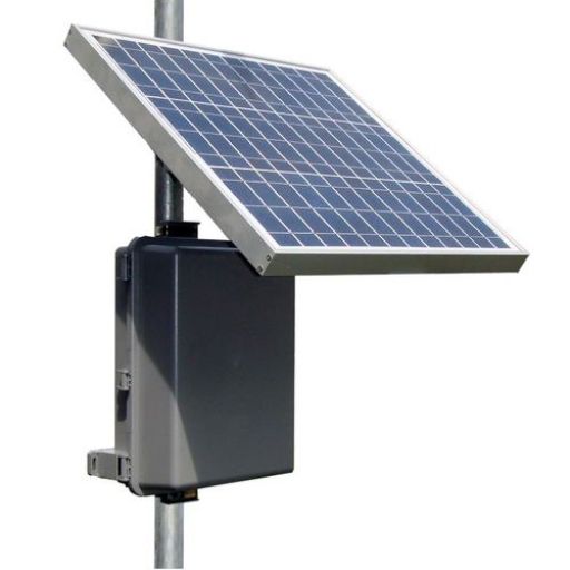 Tycon Solar RemotePro 24V 8W Polycarbonate Enclosure 24V 36Ah Battery 30W Solar Panel 48V 30W PoE 24V 1.5A Aux Continuous Remote Solar Power System - TYCON Systems - (Dev) Baltic Networks