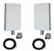 Tycon Wireless EZBridge LT HD+ 5GHz 100Mbps Point-to-Point Industrial Strength Bridge (full-link) - TYCON Systems - (Dev) Baltic Networks