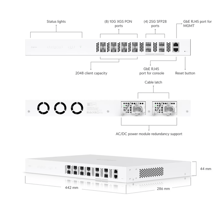 Ubiquiti UISP Fiber OLT XGS [UISP-FIBER-OLT-XGS] - Ubiquiti Networks - (Dev) Baltic Networks