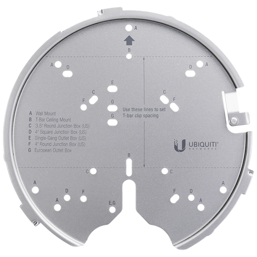 Ubiquiti UniFi Professional Mounting System for UAP-AC-PRO, UAP-AC-HD, UAP-AC-SHD - Ubiquiti Networks - (Dev) Baltic Networks